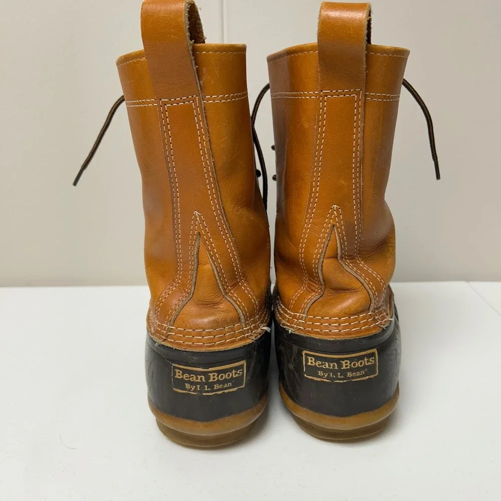Vintage L.L. Bean Boots Mens 10 Tan Brown 10